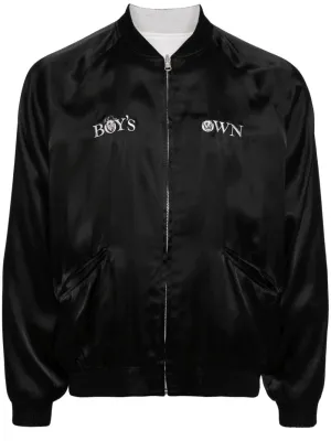 X Boy's Own Embroidered Bomber Jacket winter jackets clearance