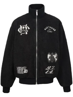 X C2h4 Logo-Print Textured Jacket winter jackets clearance