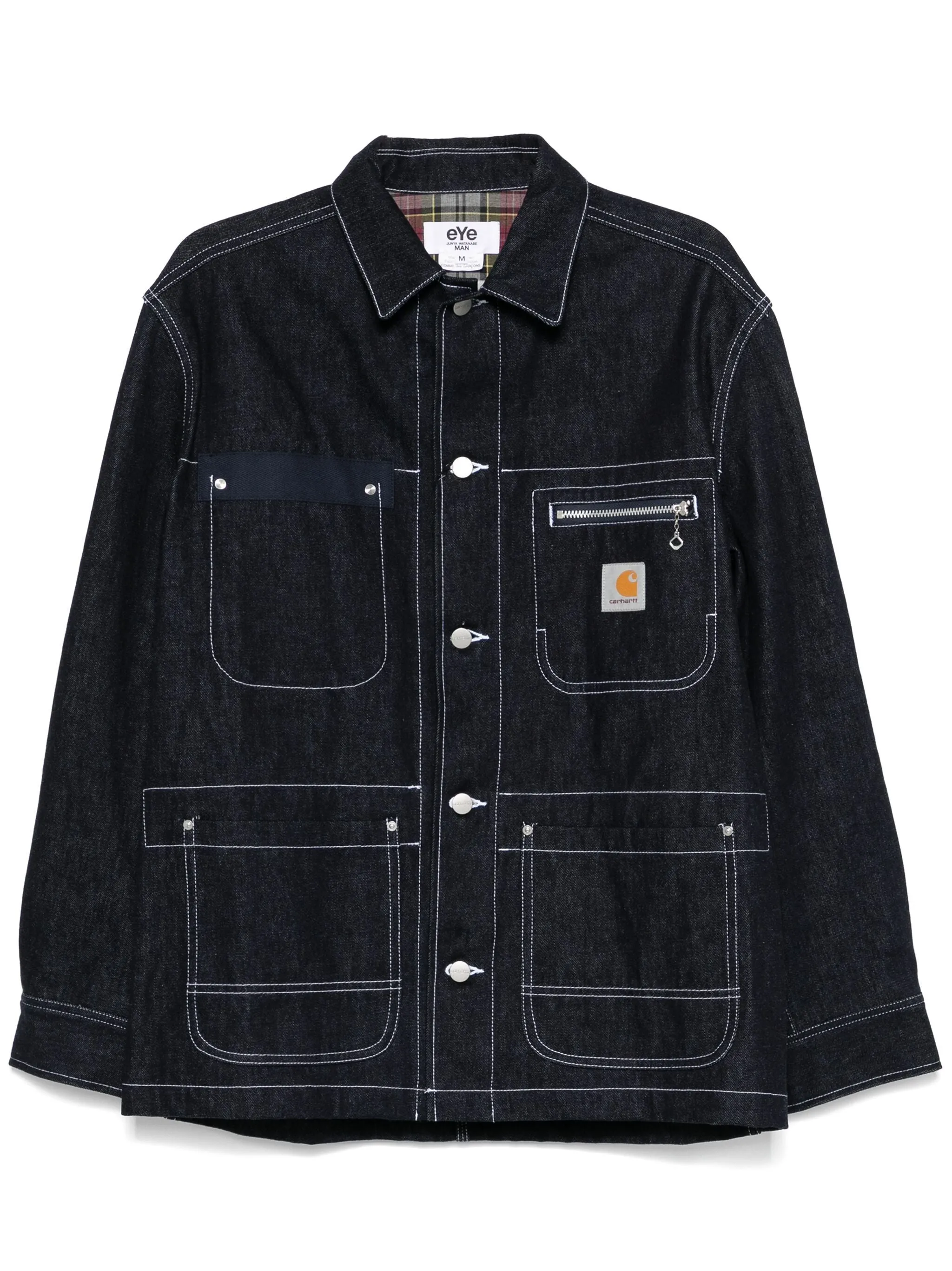 X Carhartt Logo-Patch Coat winter jackets clearance