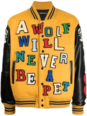 X K. Tolnoe Varsity Bomber Jacket winter jackets clearance