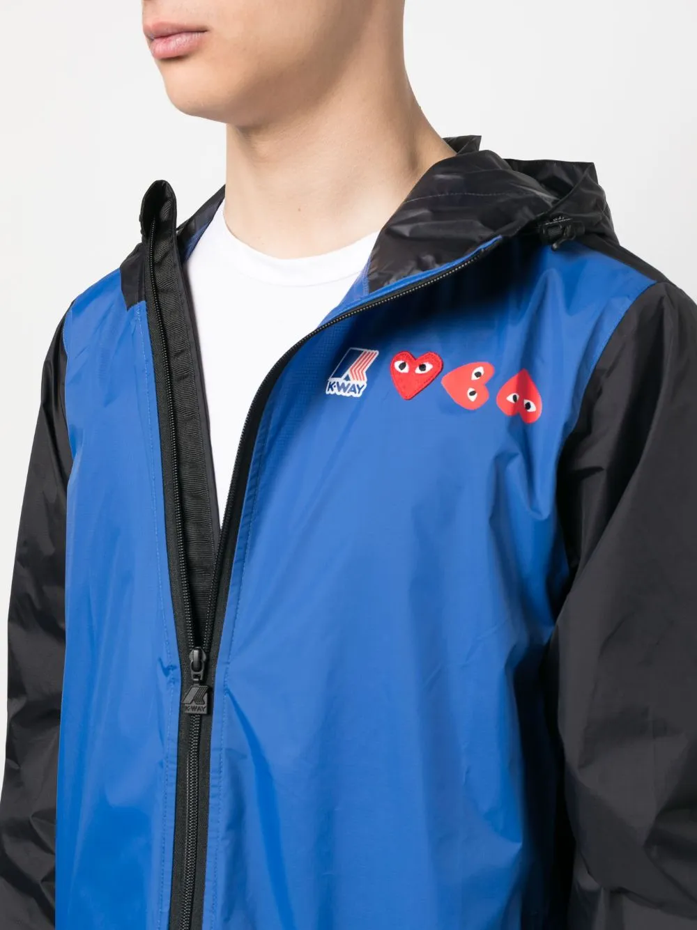 X Kway Logo-Print Hooded Jacket