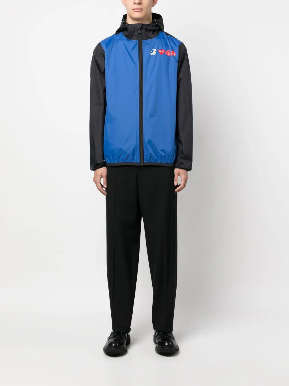 X Kway Logo-Print Hooded Jacket