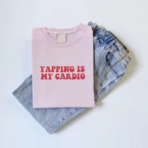 Yapping Is My Cardio Women's Pink T-shirt pregnancy jeans best price