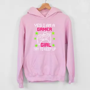 Yes I'm A Gamer Girl Hoodie postpartum clothes sale