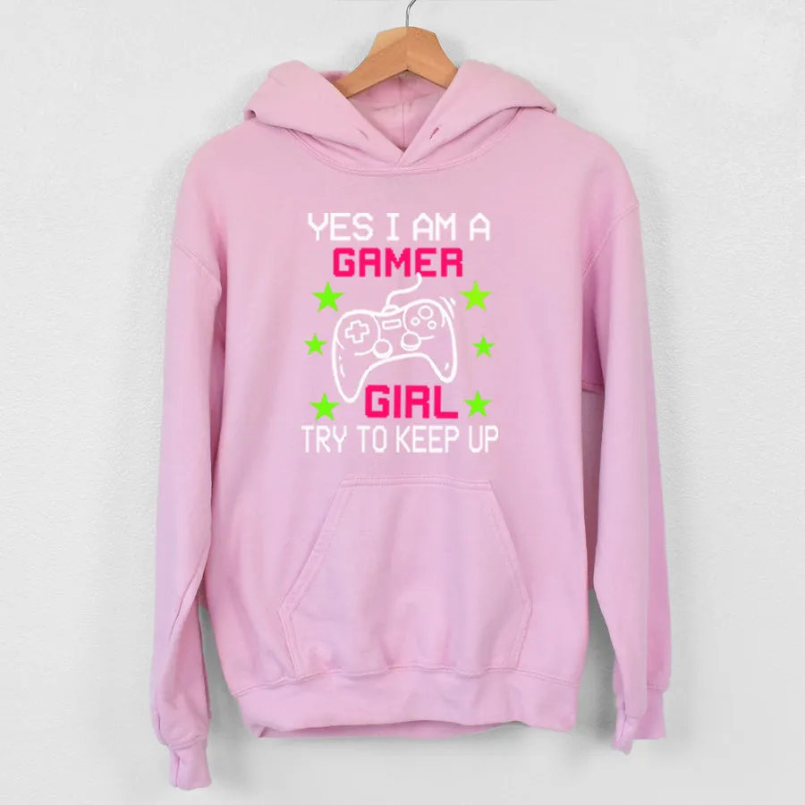 Yes I'm A Gamer Girl Hoodie