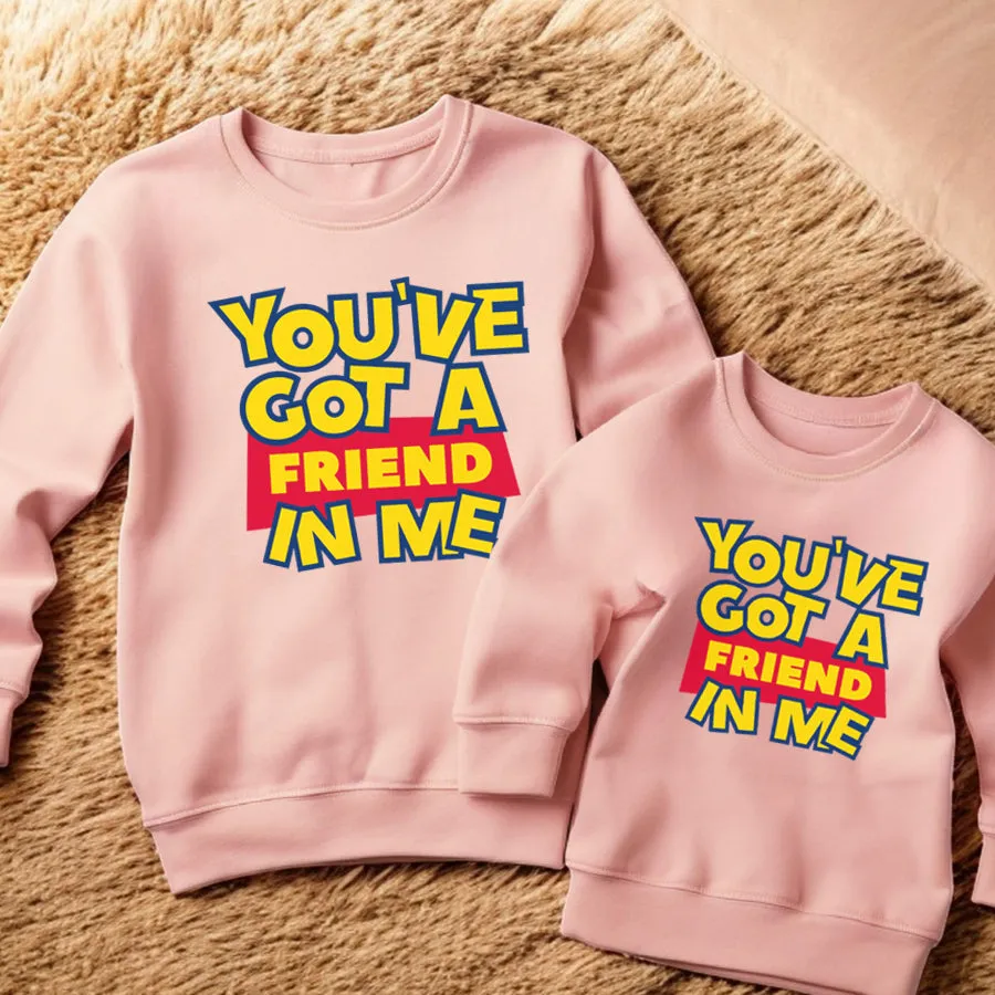 You've Got A Friend In Me Matching Pink Sweatshirts pregnancy jeans best price