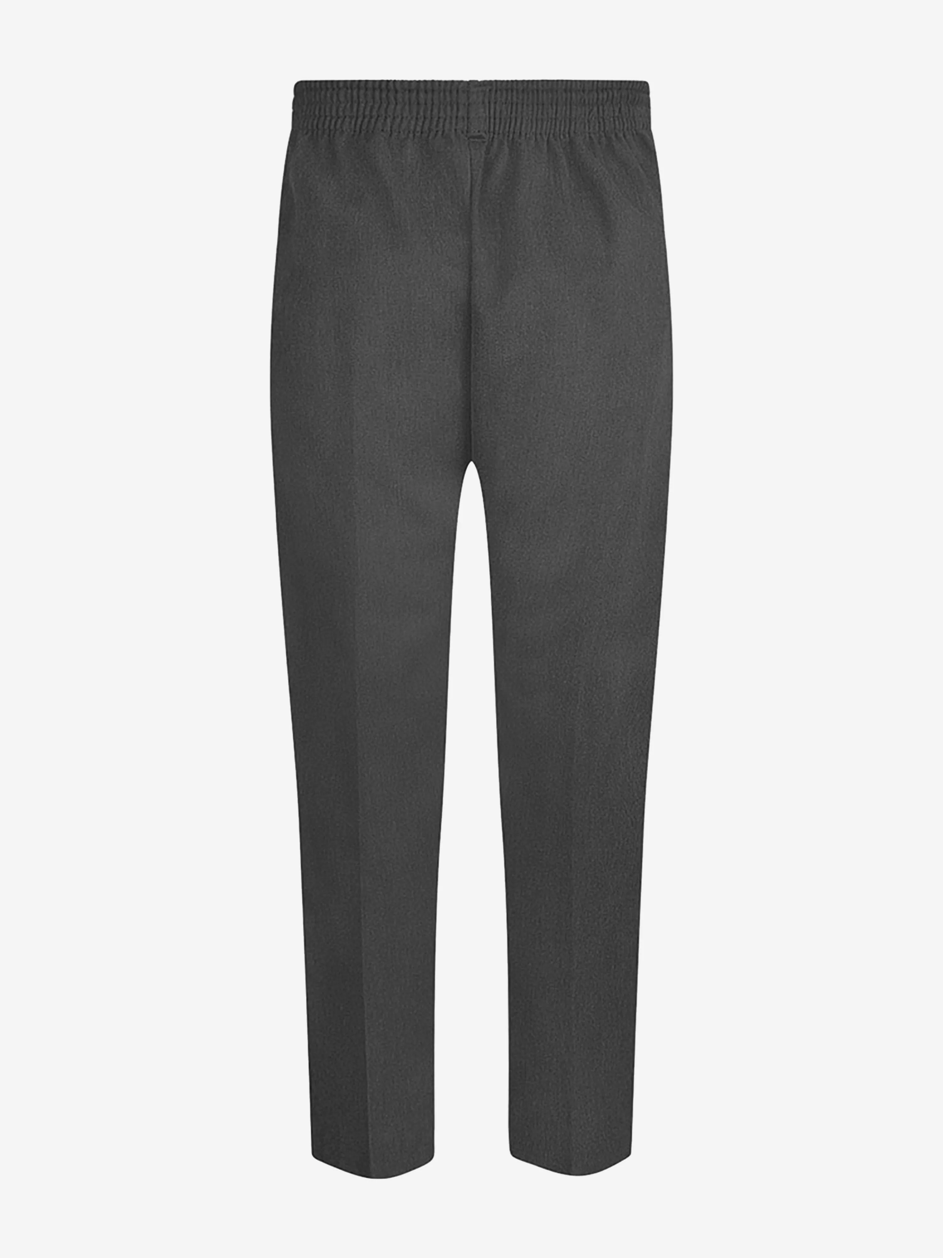 Zeco Boys School Voll elastische Bundhose in Grau