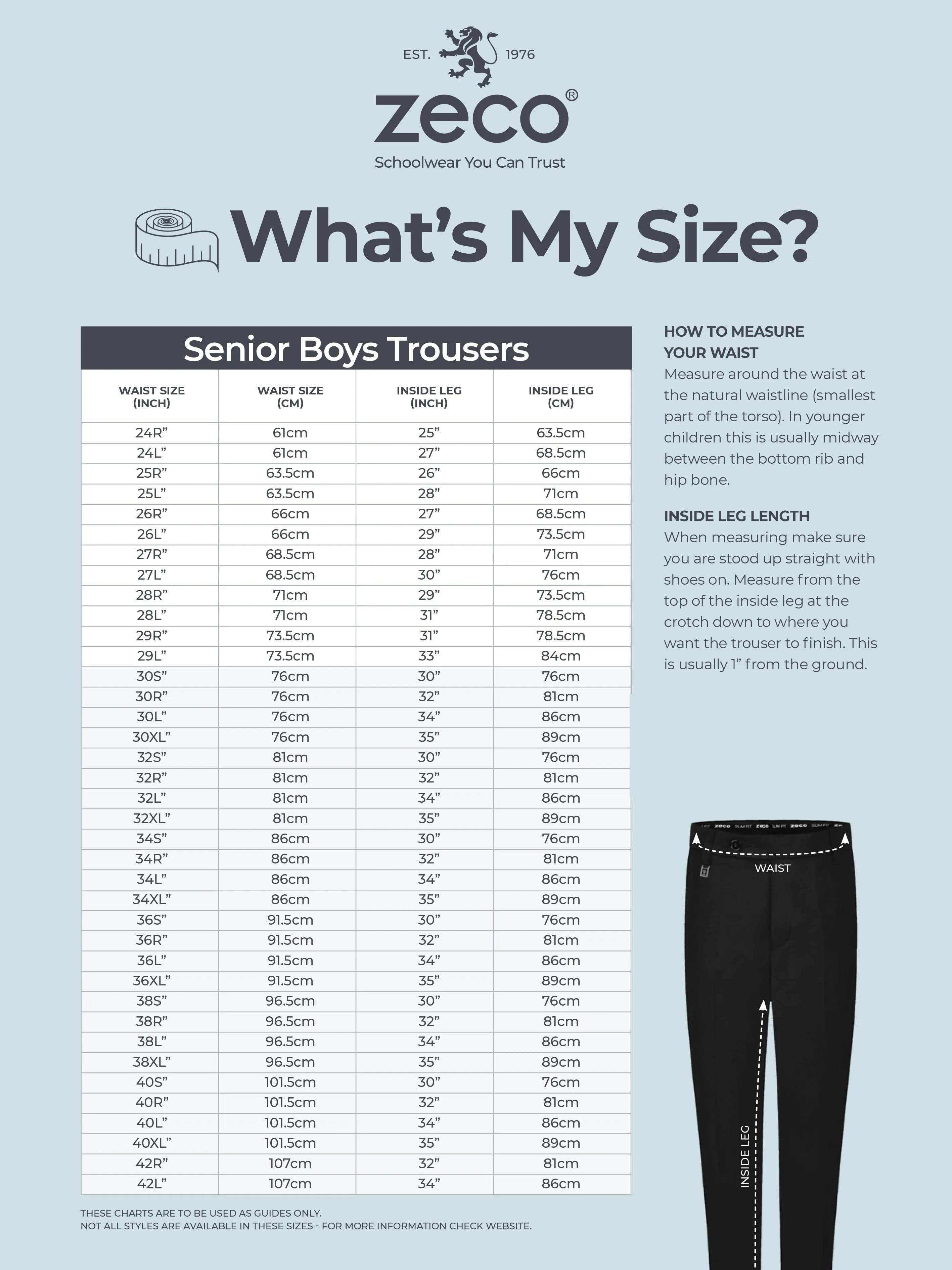 Zeco Boys School Voll elastische Bundhose in Marineblau