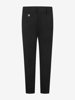 Zeco Boys School Slim Fit Hose in Schwarz