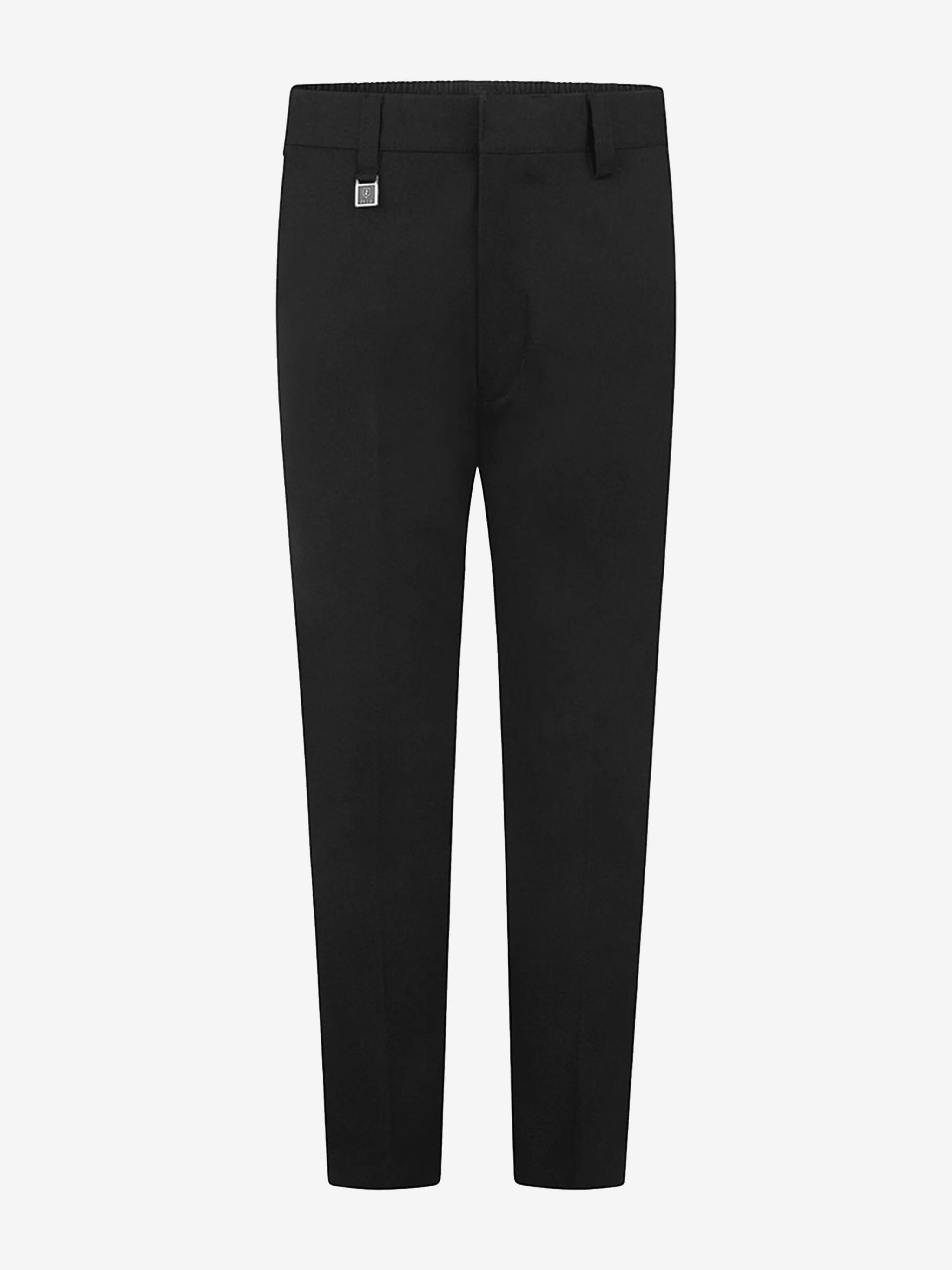 Zeco Boys School Slim Fit Hose in Schwarz