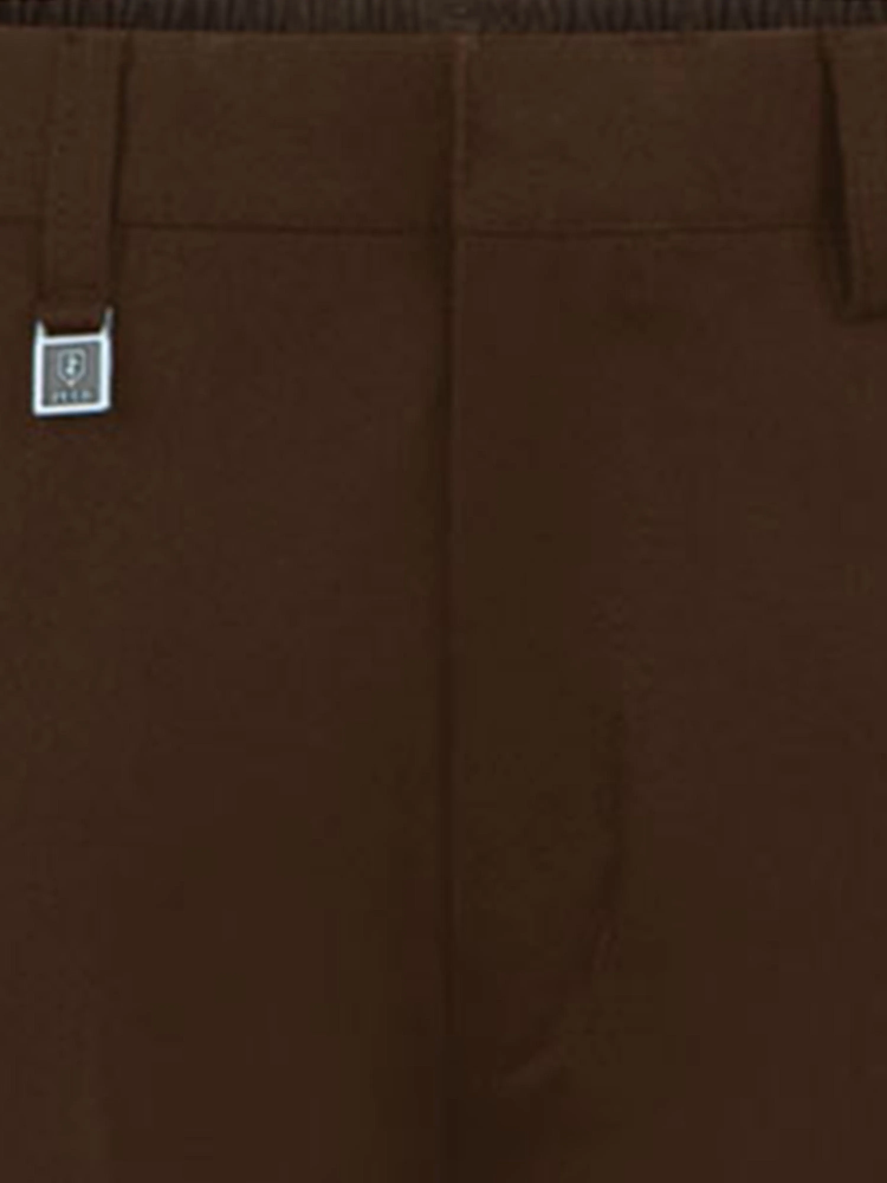Zeco Boys School Slim Fit Hose in Braun