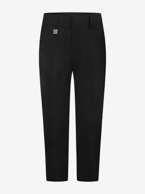 Zeco Boys School Robuste Passform Hose in Schwarz