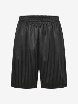 Zeco Kids School Schattenstreifen Shorts in Schwarz