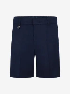 Zeco Kids School Robuste Fit Shorts in Marineblau