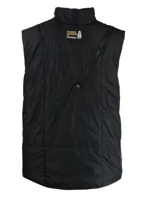 Zip-Detail Padded Gilet Jacket winter jackets clearance
