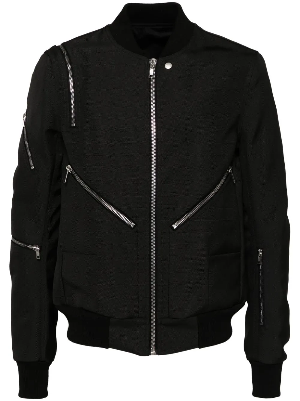 Zip-Detaining Bomber Jacket winter jackets clearance