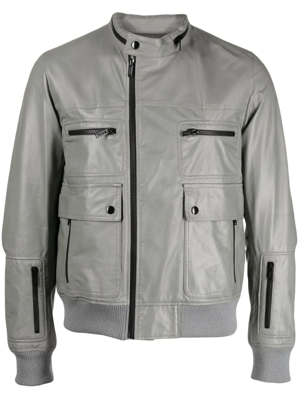 Zip-Up Biker Jacket winter jackets clearance