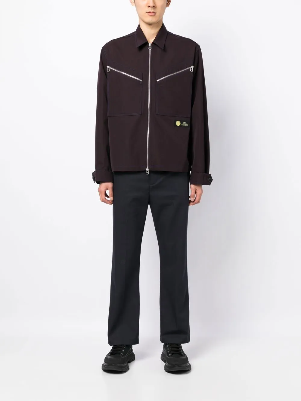 Zip-Up Shirt Jacket